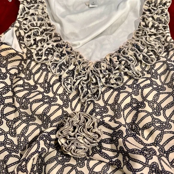 Dress Barn Nautical Patterned Dress - Picture 4 of 6